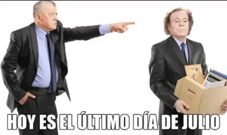 memes despedida julio