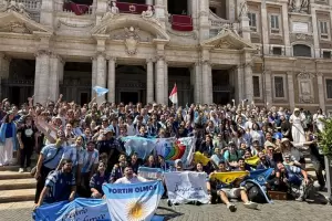 Mil jvenes argentinos viven el Jubileo en Roma junto a medio milln de peregrinos