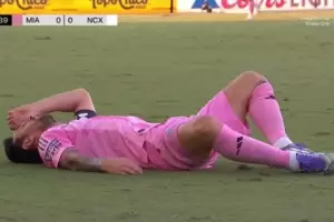 Messi se lesion en Inter Miami y pidi el cambio