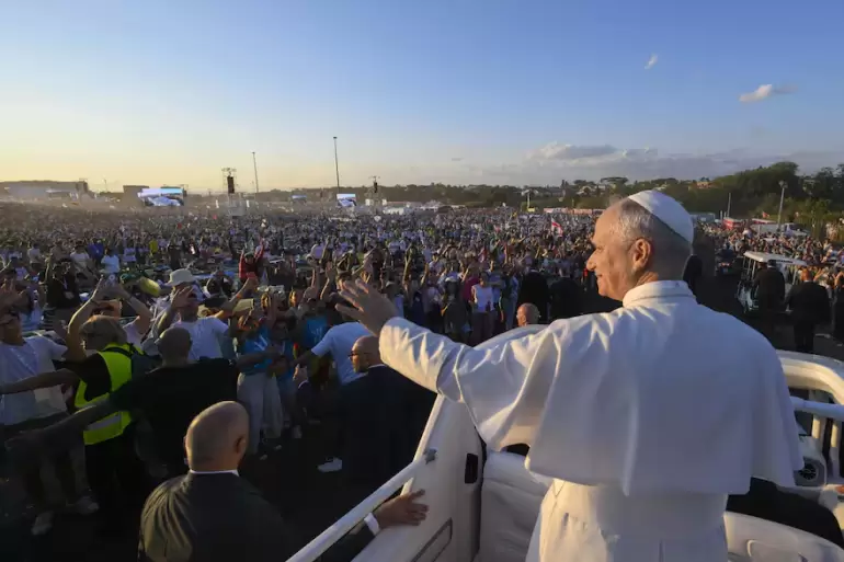 papa leon jubileo jovenes cierre