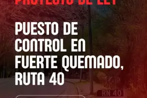 La UCR vuelve a exigir la instalacin de un control vehicular en Fuerte Quemado