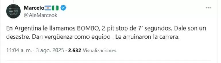 colapinto alpine desastre