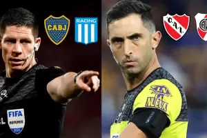 La AFA confirm los rbitros para los clsicos Boca-Racing e Independiente-River