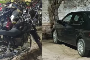 Operativos en Valle Viejo y Capayn: secuestraron un auto y 11 motos