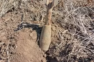 Encontraron dos proyectiles de guerra en una vivienda