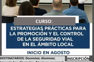 Curso sobre seguridad vial: ltimos das para inscribirse