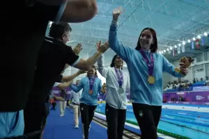 Malena Santill�n aporta el segundo oro en nataci�n en los Panamericanos Junior
