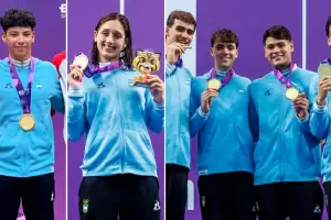 Triple oro para Argentina en los Panamericanos Junior: Hein volvi a brillar en la pileta