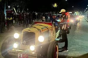 Andalgal vivi la largada de la 1 Vuelta de Baquets - Camino de la Rodocrosita