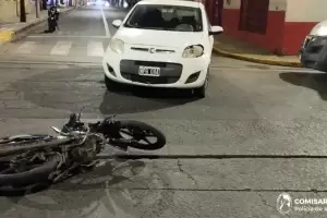 Choque en pleno centro: una joven result herida y fue hospitalizada