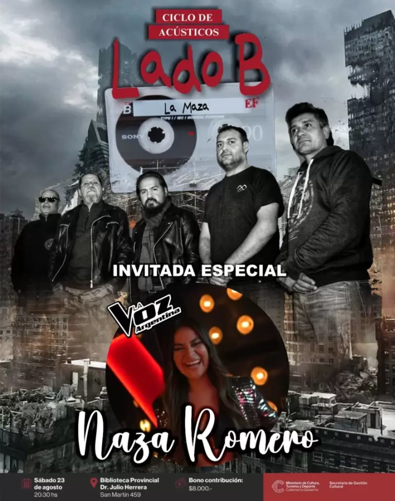 La Maza junto a Naeza en Lado B