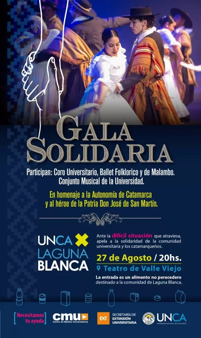 Gala solidaria de la UNCA en beneficio de Laguna Blanca