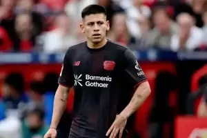 El "Diablito" Echeverri debut� en el Bayer Leverkusen