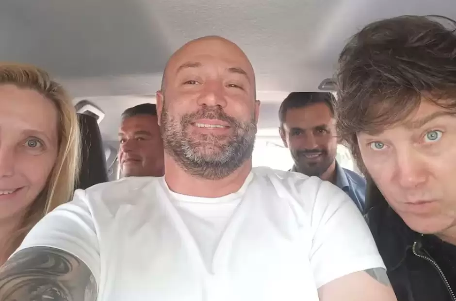 Spagnuolo, Karina y Javier Milei