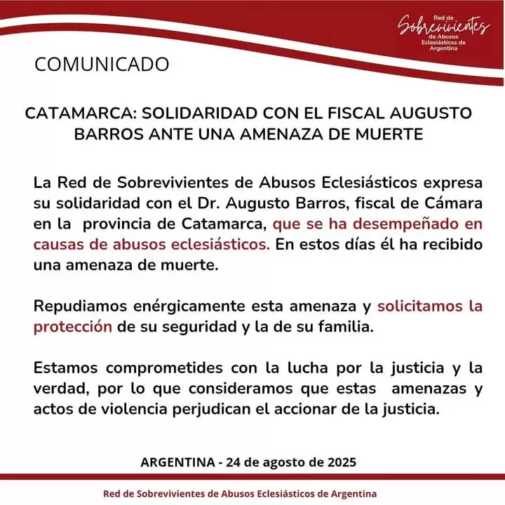 red de sobrevivientes. barros