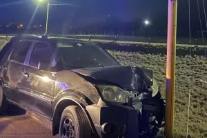 Impactante choque en Chumbicha: una mujer result lesionada