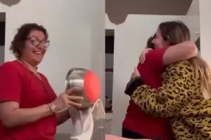 El emotivo y viral gesto de Jimena Barn: A quin eligi como madrina de su segundo hijo?