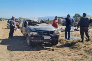 Un hombre result herido tras un vuelco en la Ruta 38