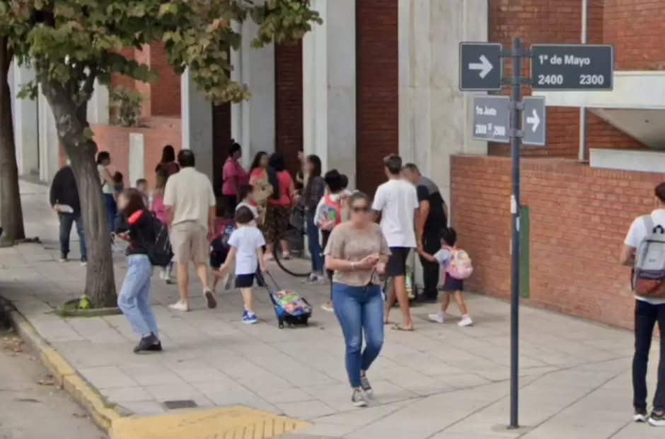 El dramtico episodio ocurri en la escuela Domingo Faustino Sarmiento, de la ci
