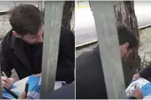 Messi lleg a la Argentina para sumarse a la Seleccin y firm autgrafos en el aeropuerto de Ezeiza