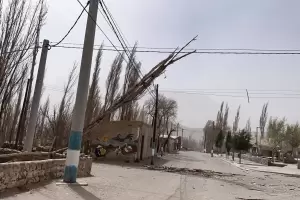 Vientos de ms de 100 km/h causaron destrozos en El Pen: asistieron a los afectados