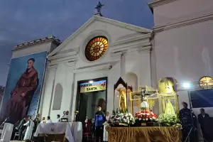 Conmemoraron los cuatro aos de la Beatificacin de Esqui en Piedra Blanca