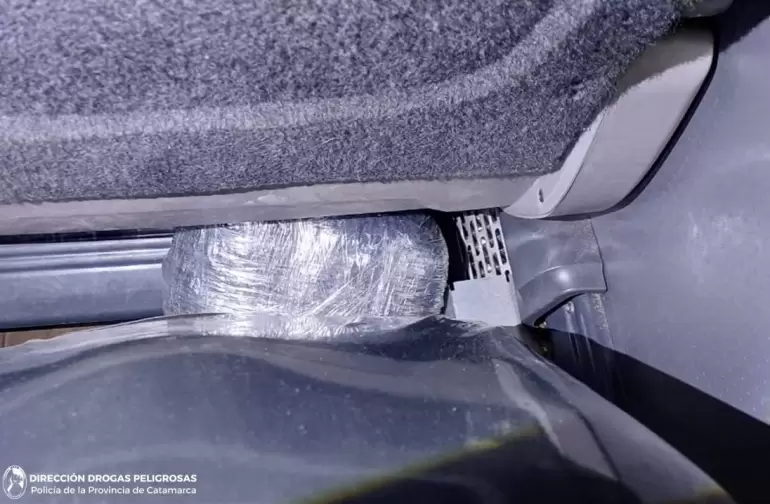 droga colectivo detenido