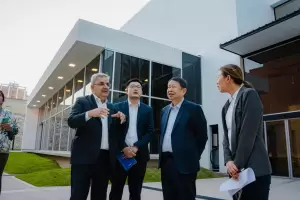 Las principales autoridades de Zijin-Liex iniciaron su visita en la provincia