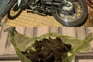 Intent escapar de la Polica, derrap con la moto y fue hospitalizado