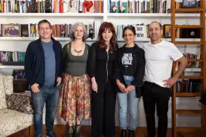 Cristina Kirchner recibi� a candidatos de Fuerza Patria