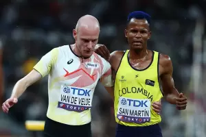 El noble gesto en el Mundial de Atletismo que recorre el mundo