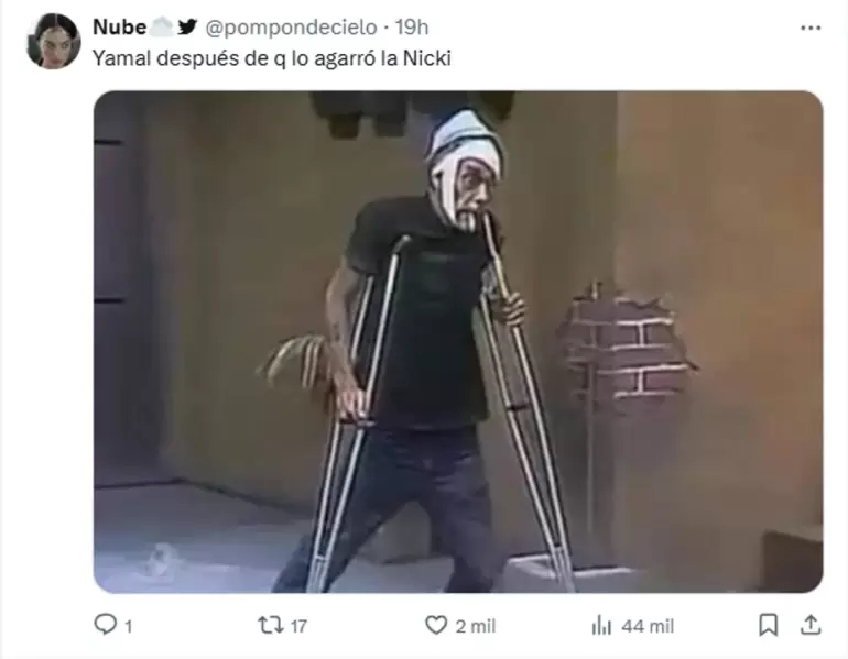 Lamine Yamal y Nicky Nicole