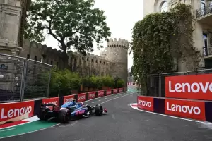 Colapinto sale por delante de Gasly y va en busca de repetir su hazaa en el GP de Azerbaiyn