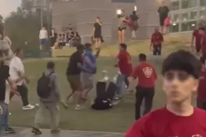 Video: batalla campal entre militantes de izquierda y libertarios en Crdoba