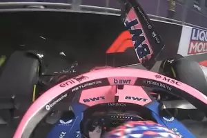 Colapinto choc en el final de la Q1 y termin 16 en la clasificacin del GP de Azerbaiyn