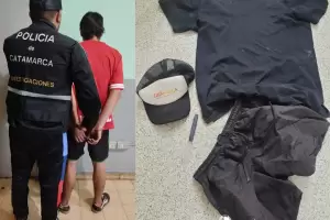 Un joven fue arrestados tras amenazar con un cuchillo a dos hombres