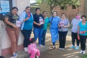 Operativo de prevencin de cncer de tero en Las Tejas
