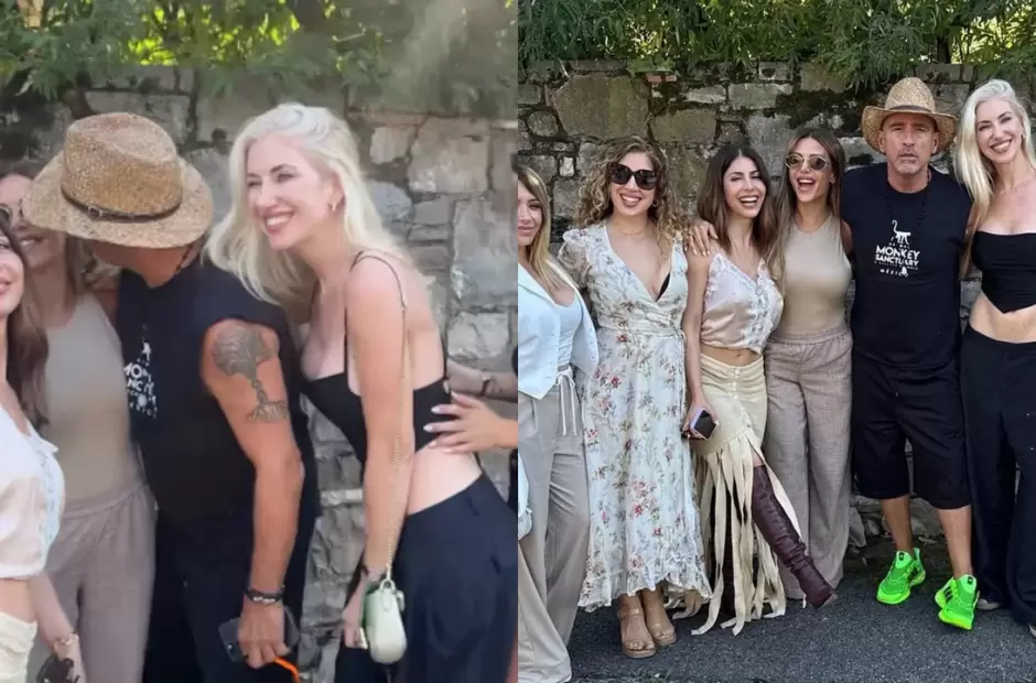 Evangelina y Ramazzotti