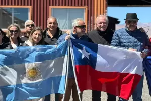 Dusso y el alcalde de Copiap celebraron la apertura permanente del Paso de San Francisco