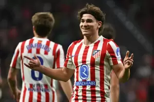 Julin lvarez marc un hat-trick para darle la victoria a Atltico de Madrid