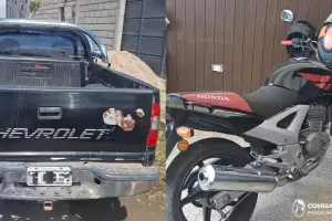 Lo sorprendieron empujando una camioneta robada: termin� preso