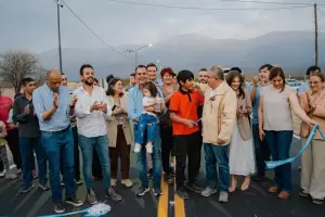 Se inaugur la nueva pavimentacin en el ingreso a Sijn