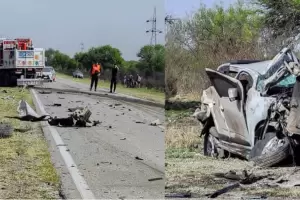 Grave accidenten en la Ruta 157: una camioneta choc de frente con un camin