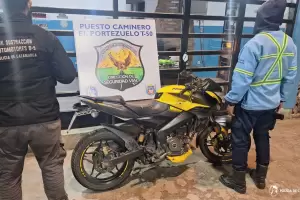 Valle Viejo: secuestraron una moto con pedido de captura desde Buenos Aires