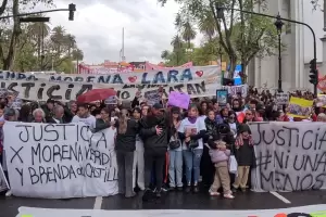 Realizan una marcha nacional para pedir justicia por Brenda, Lara y Morena