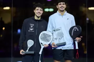 Tapia y Coello cayeron ante Chingotto- Gal�n en la final del P2 de D�sseldorf