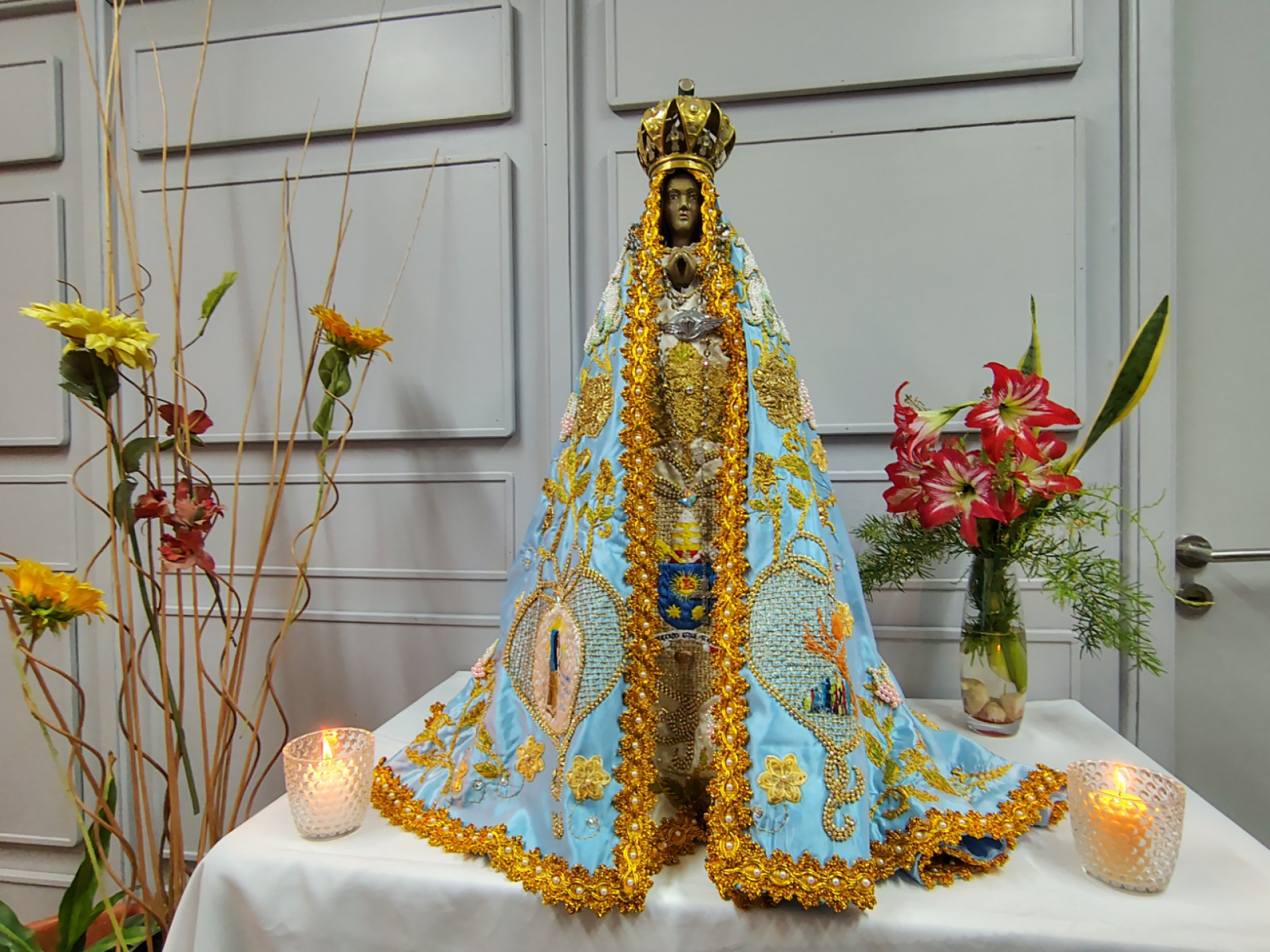 La Virgen del Valle inicia sus visitas a instituciones y organismos públicos
