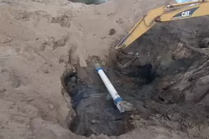 Aguas de Catamarca encuentra "un tapn de basura" en el sistema cloacal