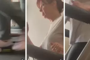 Mximo Kirchner film a Cristina caminando en la cinta y ella respondi a lo Parrilli