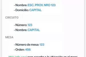 En Catamarca ya se puede consultar el lugar de votacin va app y portal oficial